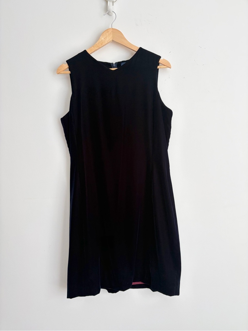 Tommy Hilfiger Midnight Navy Velvet Sheath Dress Preppy Cocktail 14